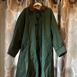 Men's Green Trench Coat